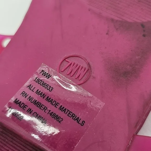 Torrid Hot Pink Cutout Sandals Women’s Size 7WW Extra Wide – Summer Beach Flat - Picture 3 of 5